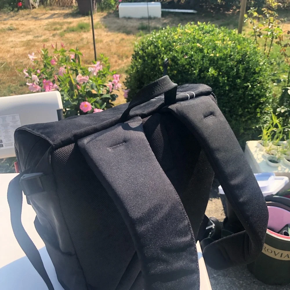 Manfrotto Bravo Men’s Black Buckle Flap Top Camera Backpack 13”